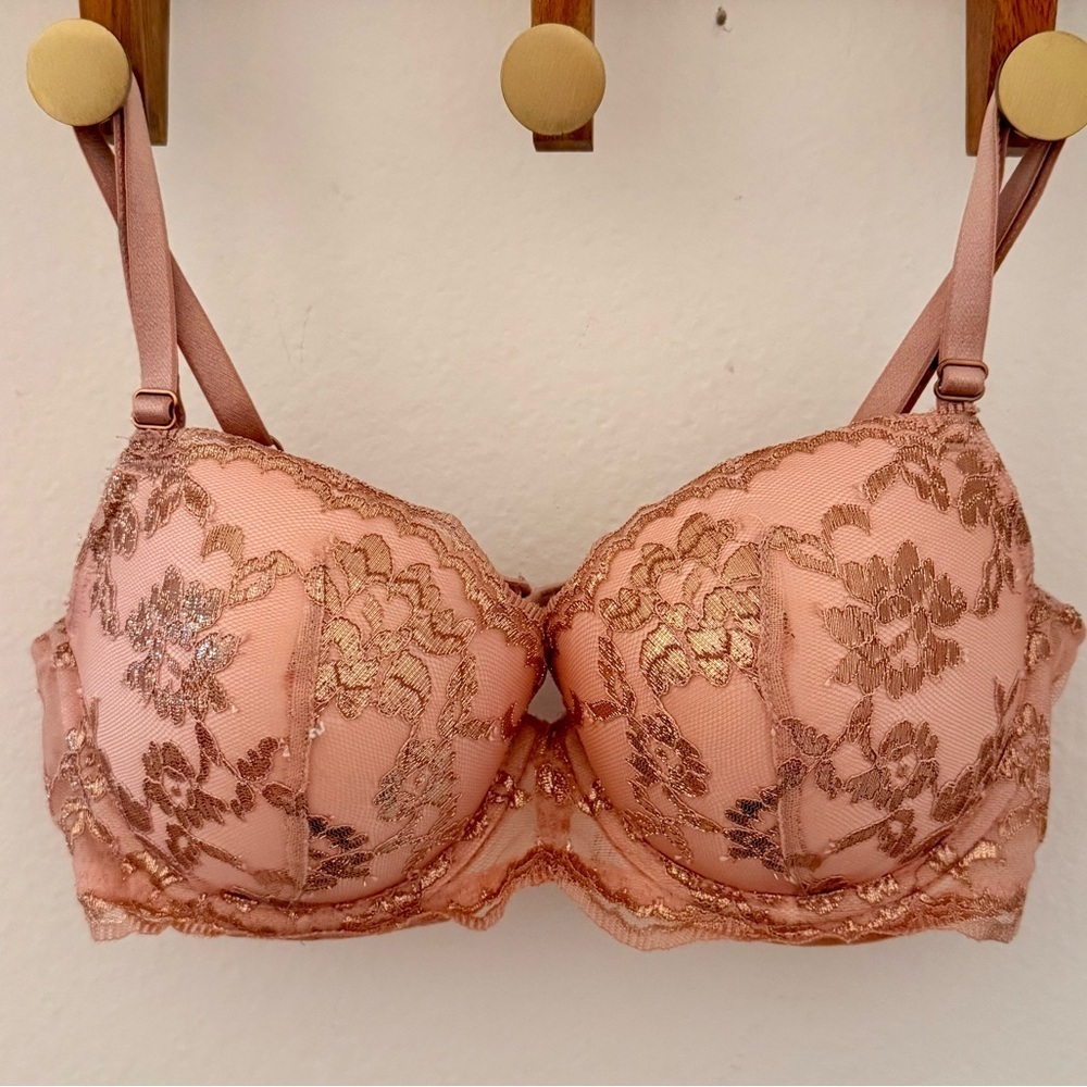 Victoria's Secret Dream Angels Lined Demi Bra Size 34C
